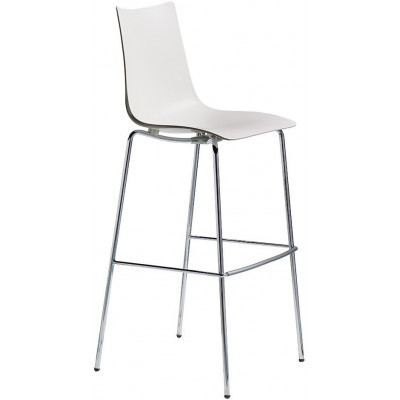 Стул барный пластиковый Zebra Technopolymer