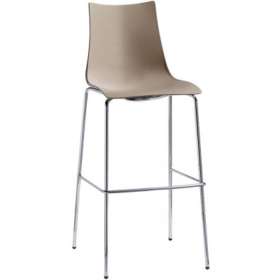 Стул барный пластиковый Zebra Technopolymer