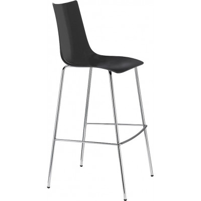 Стул барный пластиковый Zebra Technopolymer