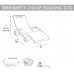 Шезлонг-лежак пластиковый плавающий Serendipity Chaise Floating S130