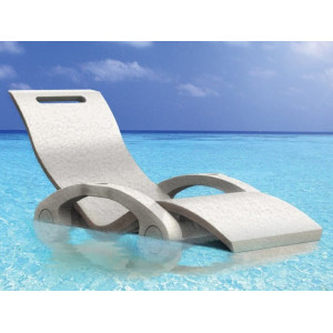 Шезлонг-лежак пластиковый плавающий Serendipity Chaise Floating S130