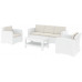 Комплект пластиковой плетеной мебели Monaco Lounge Set XL
