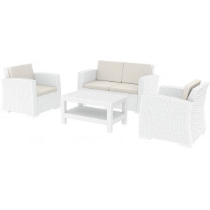 Комплект пластиковой плетеной мебели Monaco Lounge Set