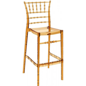 Стул прозрачный барный Chiavari Bar 75