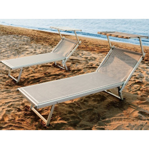 Шезлонг-лежак металлический Maxi Relax