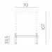 Комплект для увеличения высоты стола Kit Cube 70 High