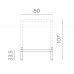 Комплект для увеличения высоты стола Kit Cube 80 High