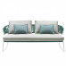 Диван плетеный с подушками Lisa Sofa Filo