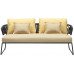 Диван плетеный с подушками Lisa Sofa Filo