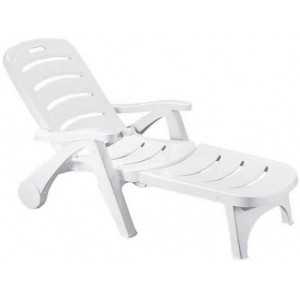 Шезлонг пластиковый Stella Di Mare Folding