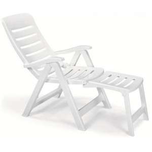 Шезлонг-лежак пластиковый Quintilla with Extension Armchair