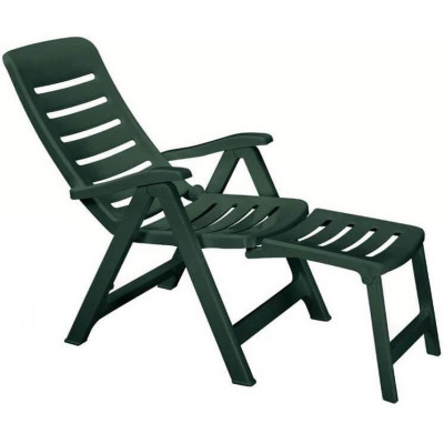 Шезлонг-лежак пластиковый Quintilla with Extension Armchair