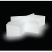 Пуф пластиковый светящийся Glace Lighting IN