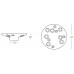 Блюдо пластиковое Dots Standard