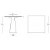 Стол из HPL пластика светящийся Hopla Lighting