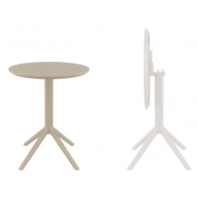 Стол пластиковый складной Sky Folding Table Ø60