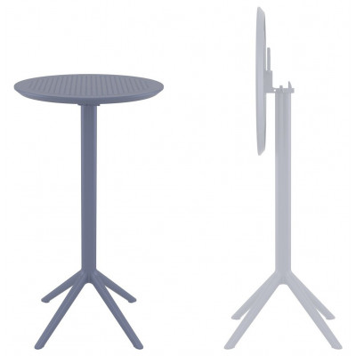 Стол пластиковый барный складной Sky Folding Bar Table 60