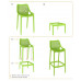 Стул пластиковый барный Air Bar 75