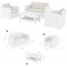 Комплект пластиковой плетеной мебели Monaco Lounge Set