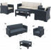 Комплект пластиковой плетеной мебели Monaco Lounge Set XL