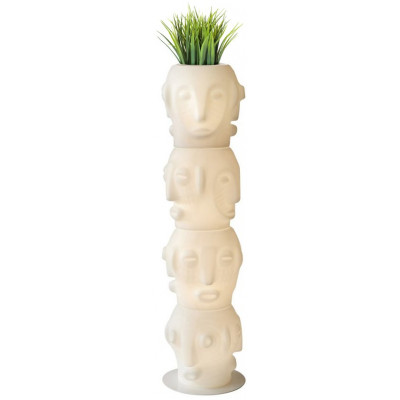 Кашпо пластиковое светящееся Threebu Totem Pot 4 Lighting