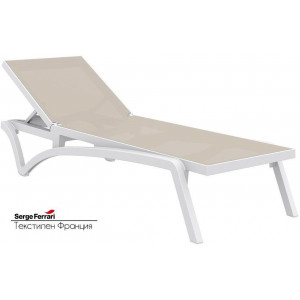 Шезлонг-лежак пластиковый Pacific