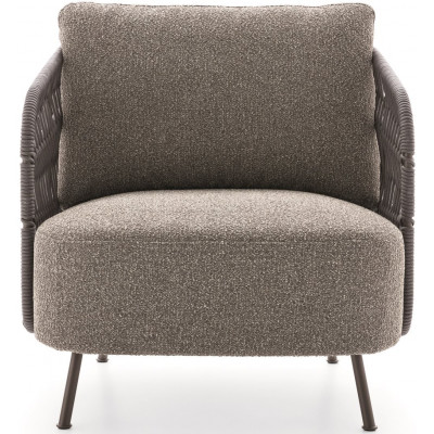 Кресло плетеное с обивкой 356 Outdoor Woven