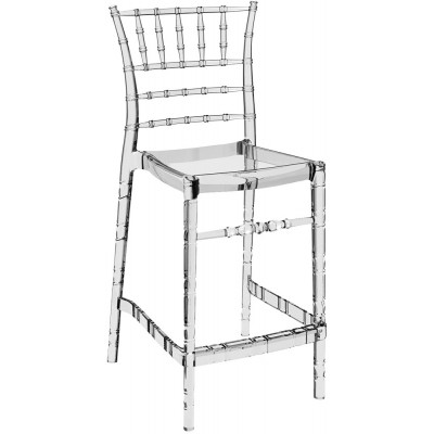 Стул прозрачный полубарный Chiavari Bar 65