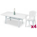Комплект пластиковой мебели President 1800 Super Elegant Monobloc