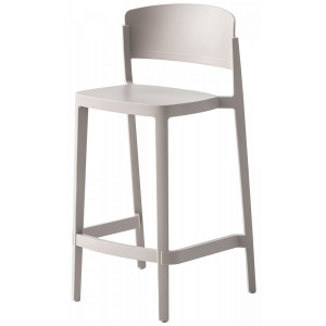 Стул пластиковый полубарный Abuela Stool 67