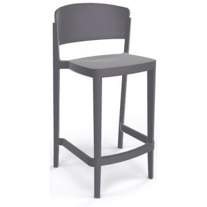Стул пластиковый полубарный Abuela Stool 67