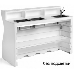 Стойка пластиковая барная с мойкой и ящиками для льда Bartolomeo Стойка пластиковая барная с мойкой и ящиками для льда Bartolomeo