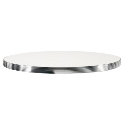Столешница круглая Laminate Aluminium Edge