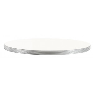 Столешница круглая Laminate Silver Edge