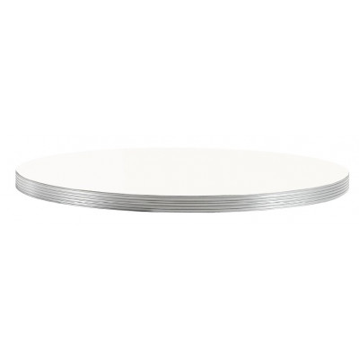 Столешница круглая Laminate Silver Edge