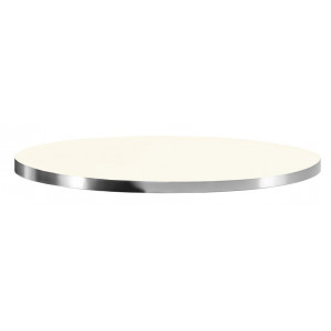 Столешница круглая Laminate Chromed Edge
