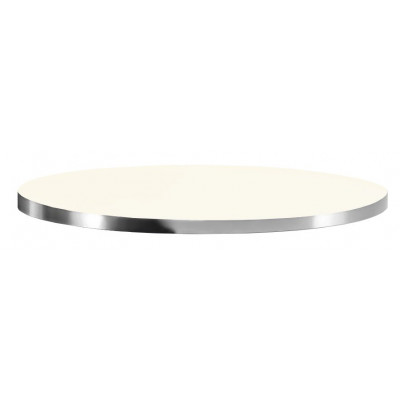 Столешница круглая Laminate Chromed Edge