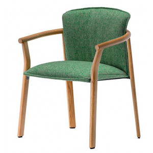 Кресло деревянное с подушкой Lamorisse Wood