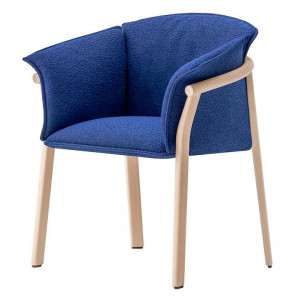 Кресло деревянное с подушкой Lamorisse Wood