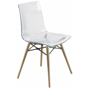 Стул прозрачный X-Treme-S Wox Beech Wood