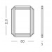 Зеркало пластиковое Cordiale Mirror M Standard