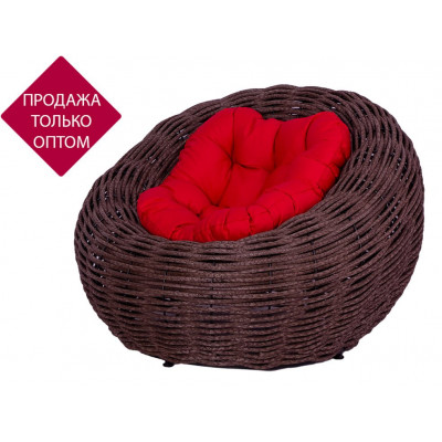 Кресло плетеное с подушкой Nest