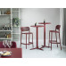 Стул пластиковый полубарный Nuta Stool 68