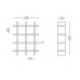 Стеллаж книжный пластиковый Mybook 3х4 Standard