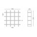 Стеллаж книжный пластиковый Mybook 4х4 Standard