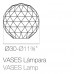 Светильник напольный уличный Vases LED