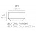 Пуф пластиковый Vela Basic
