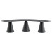 Скамейка полукруглая пластиковая Ikon Bench