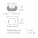 Кашпо пластиковое Pillow Basic