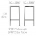 Стол пластиковый барный Spritz Basic